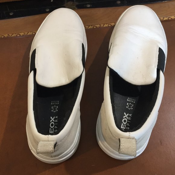 GEOX LEATHER LOAFER SHOES SIZE 10 - Picture 3 of 9